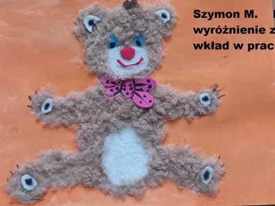 Szymon M. lat 9 - wyróżnienie za wkład pracy