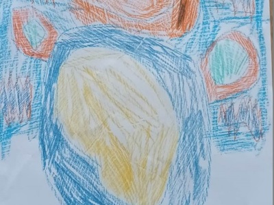 Wyróżnienie za abstrakcyjne ujęcie tematu - Marcel R. lat 4