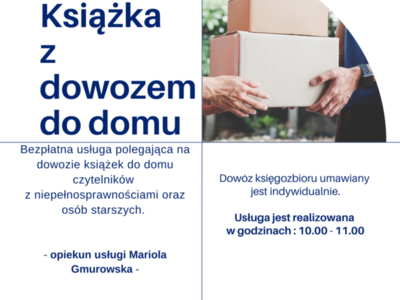 Książka z dowozem do domu