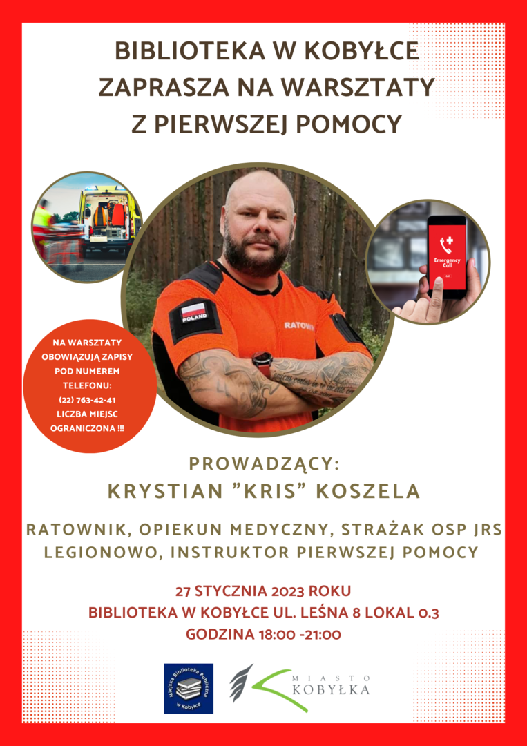 plakat reklamujący warsztaty
