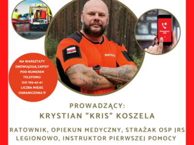 plakat reklamujący warsztaty