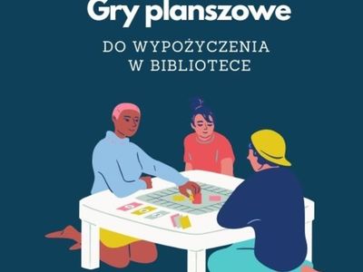 Logo na którym są ludzie grający w gry planszowe.