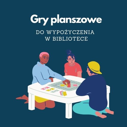 Logo na którym są ludzie grający w gry planszowe.