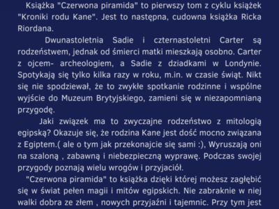 Recenzja książki Czerwona piramida