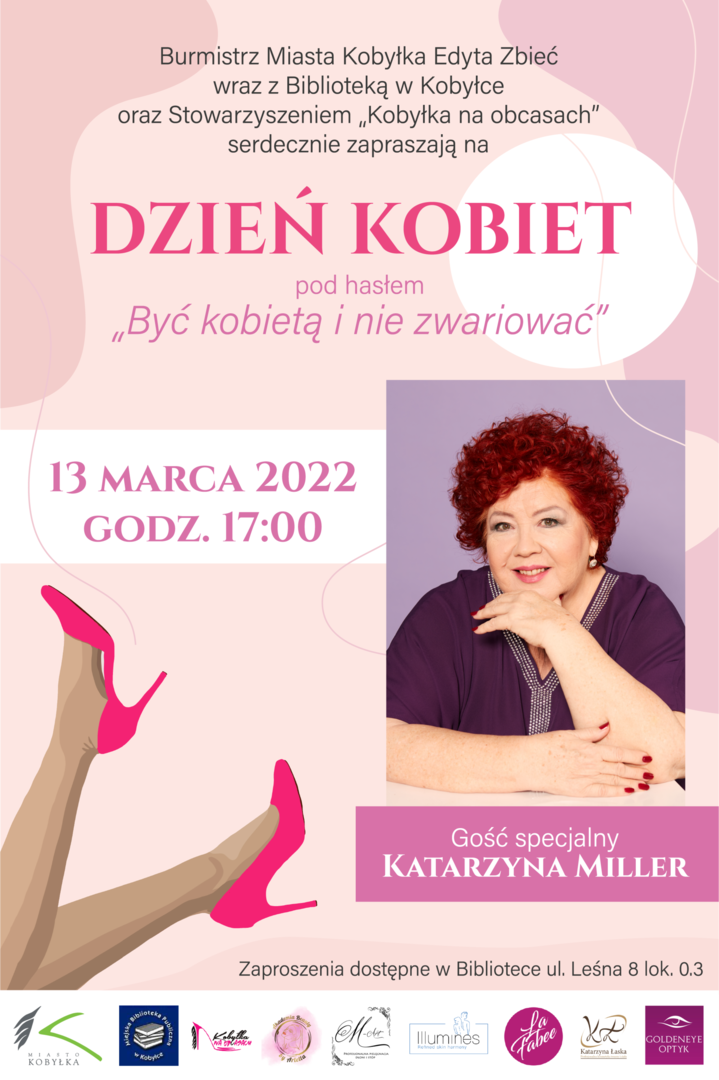 zaproszenie na spotkanie z Katarzyną Miller