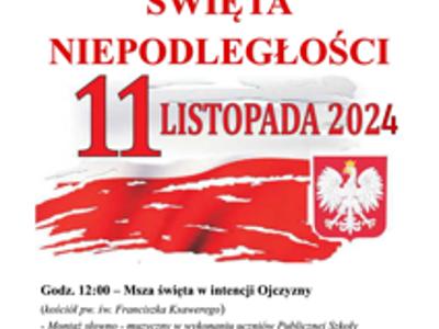 Obchody Święta Niepodległości 2024r.