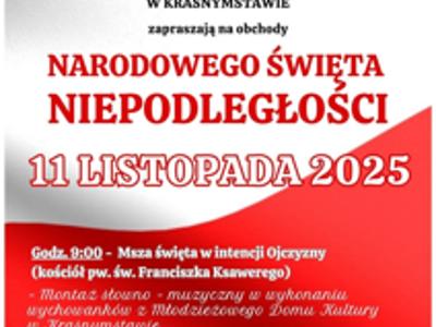 Plakat uroczystości