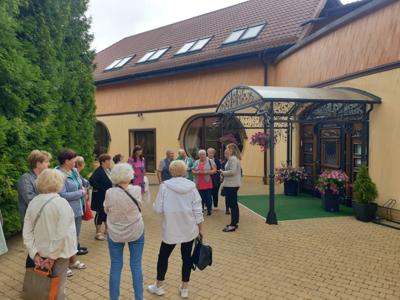 Wyjazd seniorów do Hotelu „Ognisty Park” w Ogonkach (7 sierpnia 2023 r.)