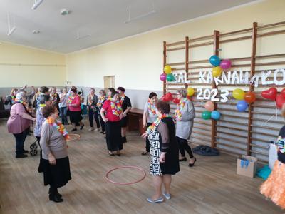 Bal karnawałowy dla uczestników projektu pt. „Klubu Seniora Aktywnie” (14 lutego 2023 r.)