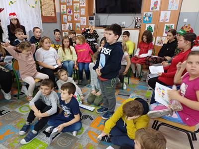 Kolędowanie w Świetlicy Socjoterapeutycznej „Dom” (19 grudnia 2023 r.)