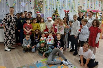 Kolędowanie w Świetlicy Socjoterapeutycznej „Dom” (19 grudnia 2023 r.)