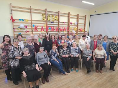 Zabawa karnawałowa w Klubie Seniora (8 i 9 lutego 2024 r.)