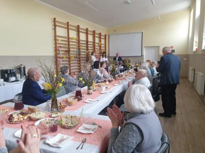 Śniadanie Wielkanocne w Klubie Seniora (marzec 2024 r.)