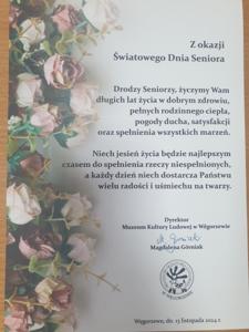 Światowy Dzień Seniora