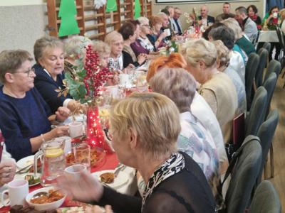 Spotkanie wigilijne w Klubie Seniora (12 grudnia 2024 r.)