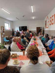 Inauguracja pierwszej edycji zajęć w Klubie Seniora w ramach projektu pt. „Usługi społeczne dla Seniorów” (13 marca 2025 r.)