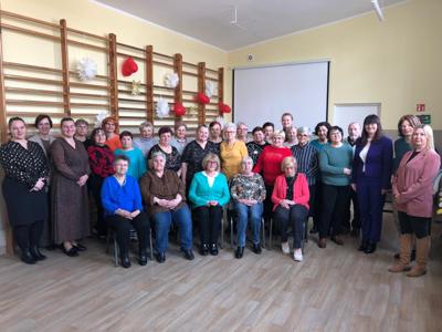 Inauguracja pierwszej edycji zajęć w Klubie Seniora w ramach projektu pt. „Usługi społeczne dla Seniorów” (13 marca 2025 r.)