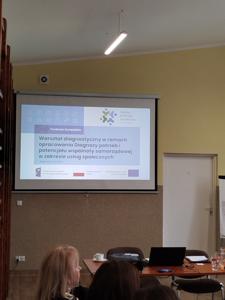 Warsztaty diagnostyczne w ramach opracowania Diagnozy potrzeb i potencjału wspólnoty samorządowej w zakresie usług społecznych (27 marca 2025 r.)