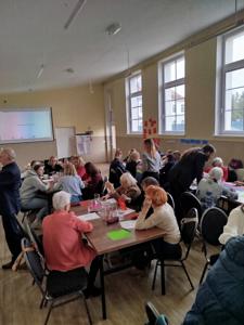 Warsztaty diagnostyczne w ramach opracowania Diagnozy potrzeb i potencjału wspólnoty samorządowej w zakresie usług społecznych (27 marca 2025 r.)