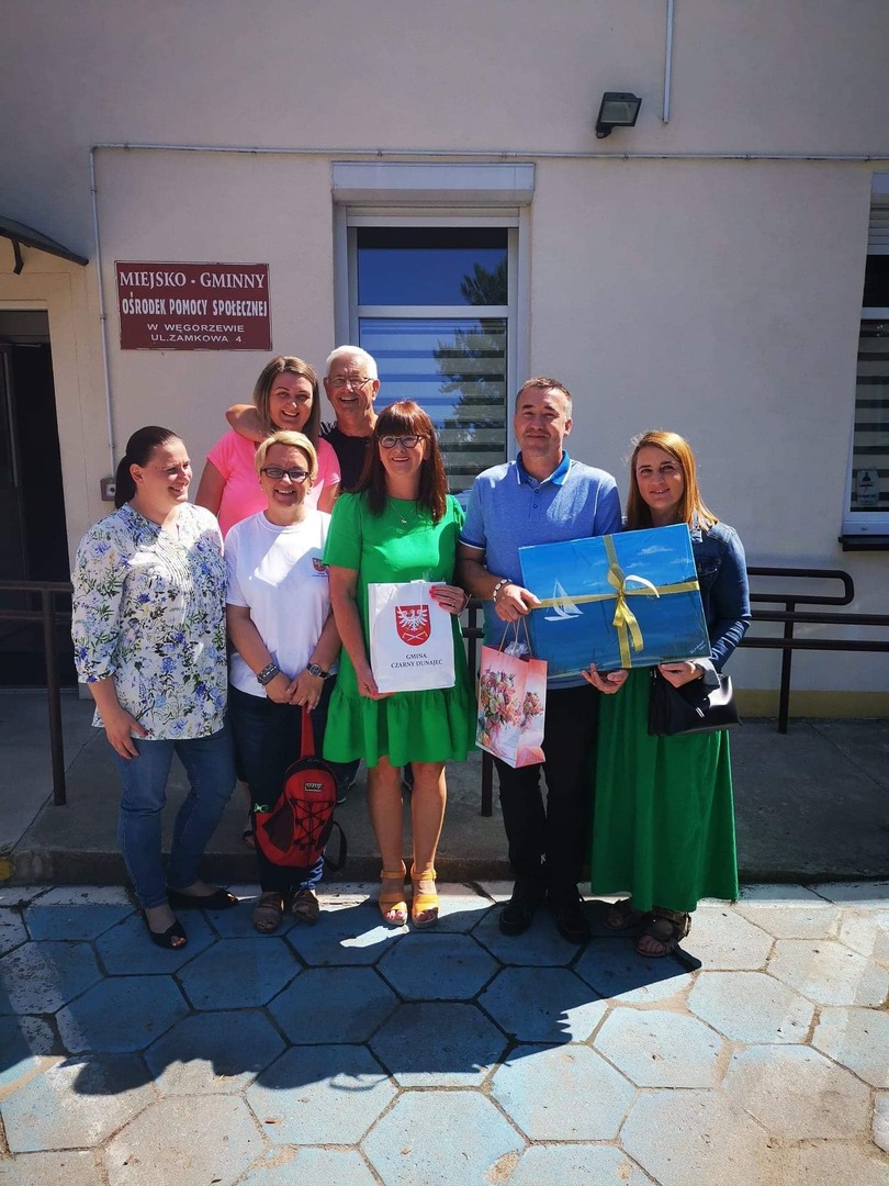 Wizyta delegacji Gminnego Ośrodka Pomocy Społecznej z Czarnego Dunajca
