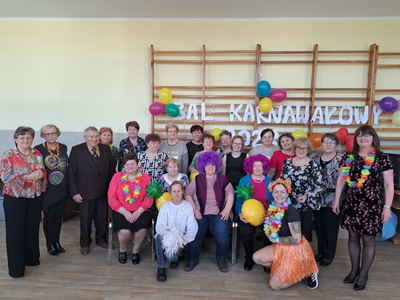 Bal karnawałowy dla uczestników projektu pt. „Klubu Seniora Aktywnie”