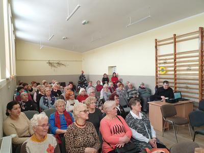 Prelekcja na temat Puszczy Boreckiej w Klubie Seniora (6 grudnia 2023 r.)