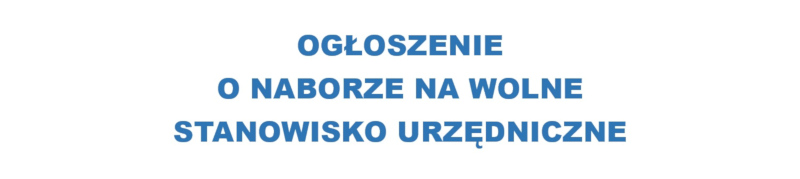 Ogłoszenie o naborze