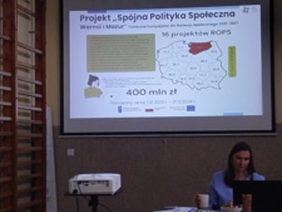 Spotkanie doradcze w ramach projektu Spójna Polityka Społeczna Warmii i Mazur