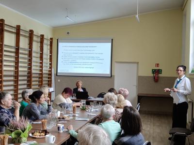 Spotkanie z Policją i ZUS w Klubie Seniora – o bezpieczeństwie osób starszych