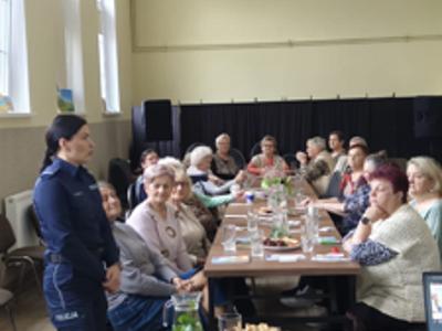 Spotkanie z Policją i ZUS w Klubie Seniora – o bezpieczeństwie osób starszych