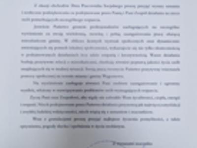Gala Amicus Bonus 2025 – wyróżnienie dla Miejsko-Gminnego Ośrodka Pomocy Społecznej w Węgorzewie