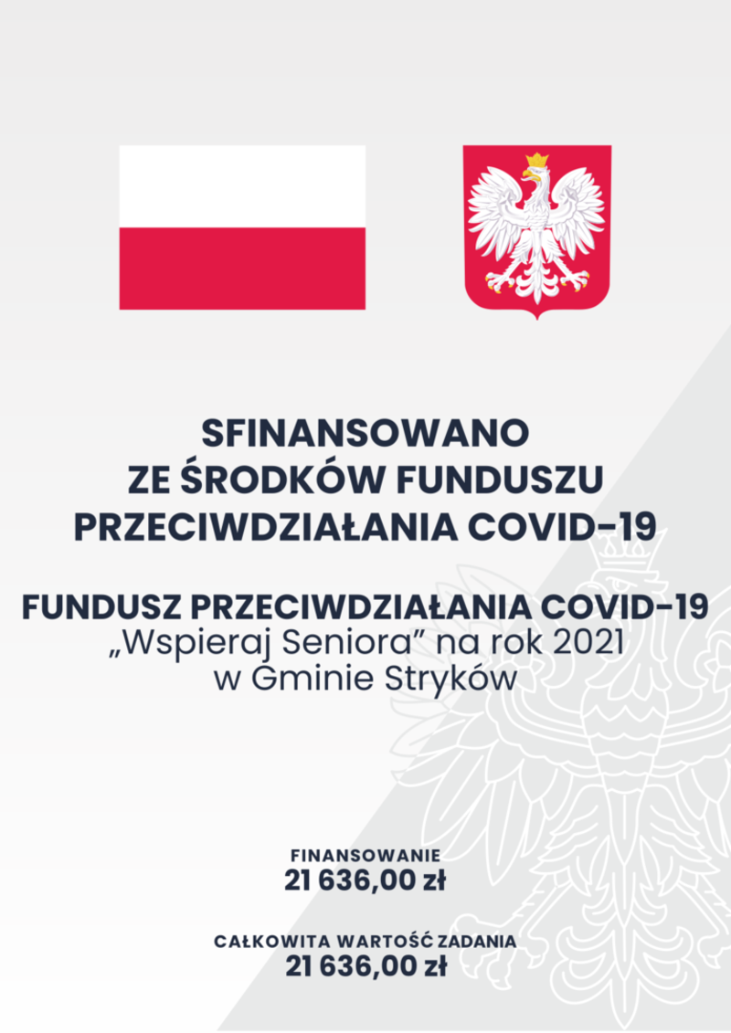 Wspieraj Seniora na rok 2021 Plakat [png]