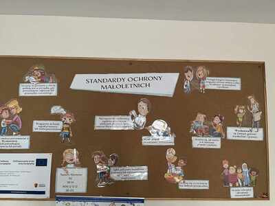 Standardy Ochrony Małoletnich w Świetlicy - Tablica