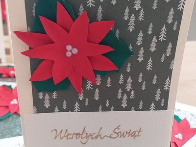 Kartki świąteczne z życzeniami wykonane przez dzieci ze Świetlicy Środowiskowej w Strykowie [jpg]
