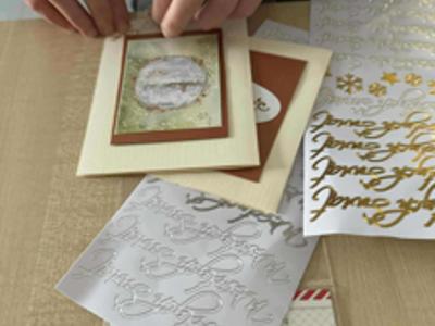 Świąteczna manufaktura kartek w naszej świetlicy