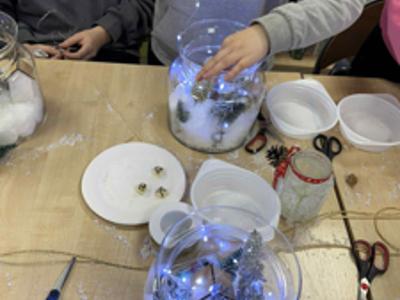 Świąteczne warsztaty integracyjne w świetlicy środowiskowej