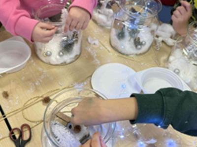 Świąteczne warsztaty integracyjne w świetlicy środowiskowej