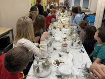 Świąteczne warsztaty integracyjne w świetlicy środowiskowej