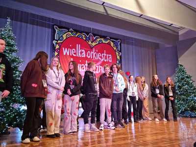 31. Finał WOŚP - na scenie wolontariusze