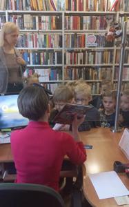 Przedszkolaki z Dusznik z wizytą w bibliotece