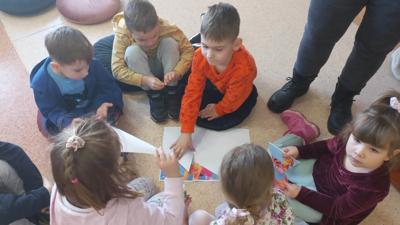 Przedszkolaki z Dusznik z wizytą w bibliotece