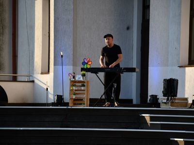 Czesław Mozil na scenie