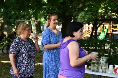 Uczestnicy Pikniku podczas pracy