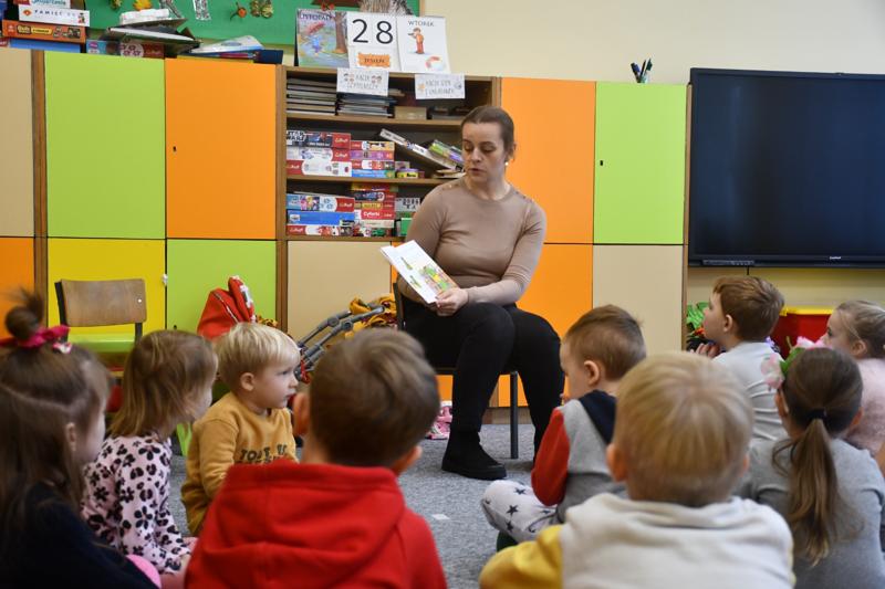 Z wizytą w przedszkolu w Sękowie 