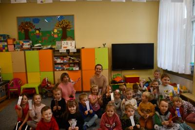 Z wizytą w przedszkolu w Sękowie
