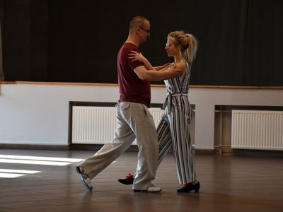 Tancerze podczas warsztatów tanecznych - Tangonalia