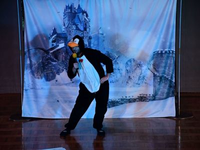 Aktor Studia Teatralnego Krak-Art. na dusznickiej scenie