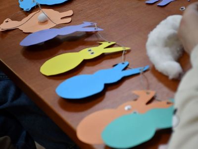 Prace uczestników Rodzinnych Warsztatów Wielkanocnych