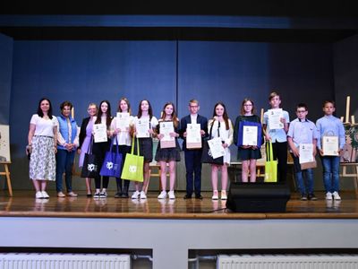Laureaci konkursu recytatorskiego poezji Marii Konopnickiej