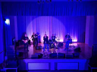 Zespół Blue Wave band na dusznickiej scenie